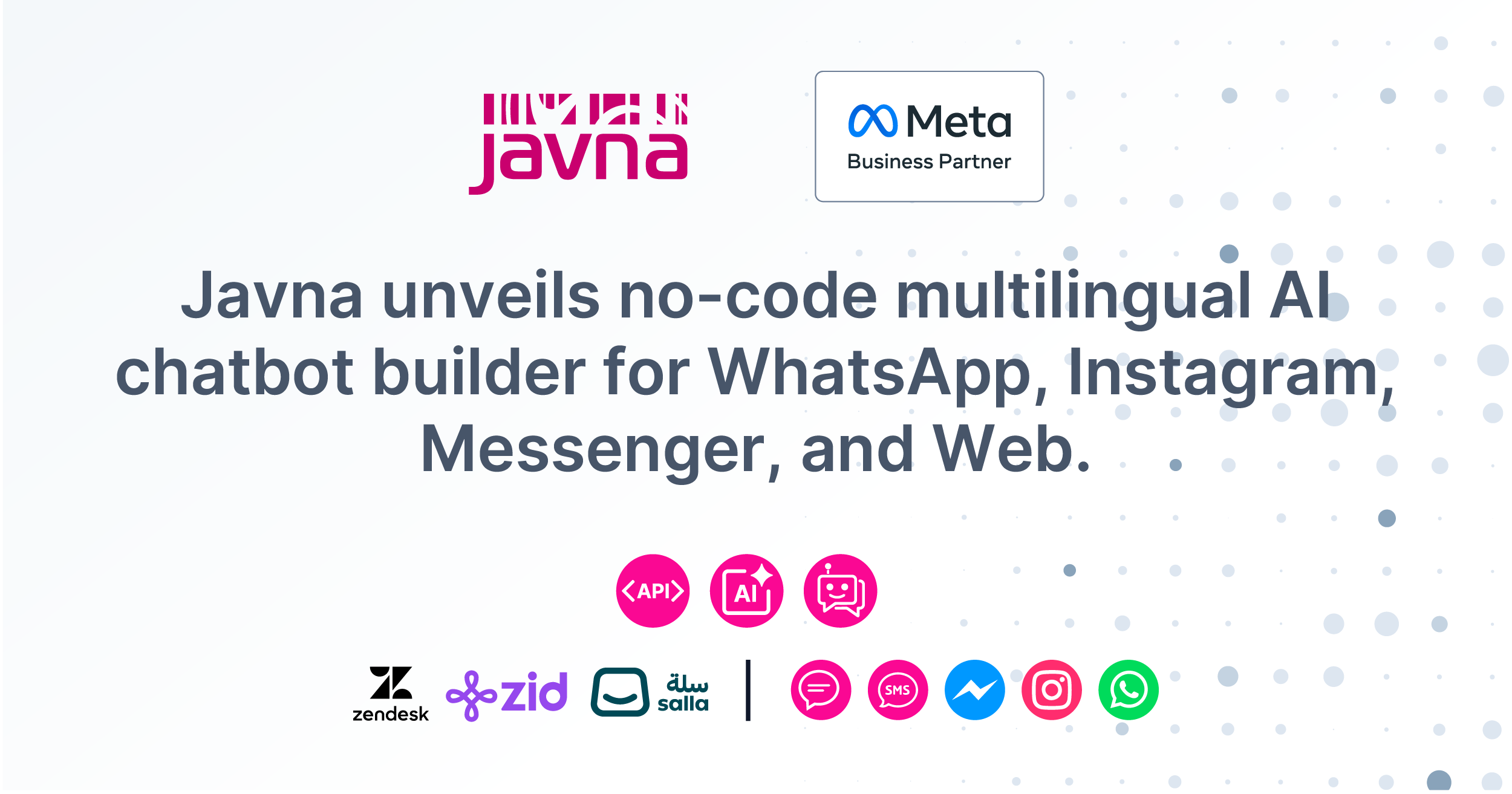 Javna News 3 Javna unveils no-code multilingual AL chatbot builder for WhatsApp, Instagram, Messenger, and Web.